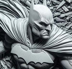 DC Comics Batman Relief Style HueForge