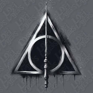 Harry Potter Prints: Harry Potter Deathly Hallows HueForge