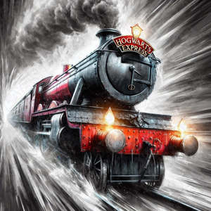Harry Potter Prints: Harry Potter Hogwarts Express HueForge
