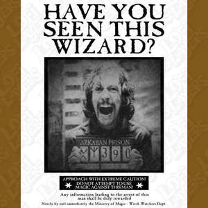 Harry Potter Sirius Black's Wanted Poster HueForge