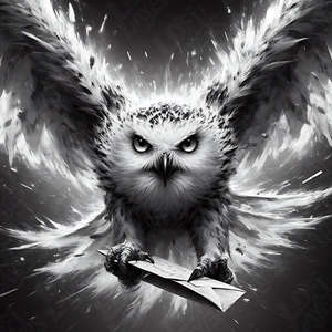 Harry Potter Hedwig Delivering Your Hogwarts Letter HueForge