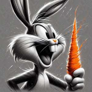 Looney Tunes Bugs Bunny HueForge