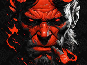 Marvel Comic Prints: Marvel Hellboy HueForge