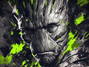 Marvel Comic Prints: Marvel Adult Groot HueForge