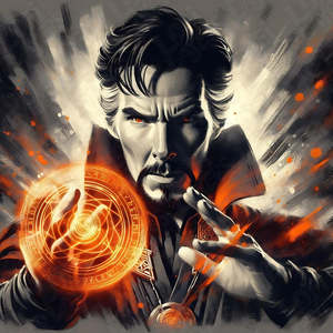 Marvel Comic Prints: Marvel Doctor Strange HueForge