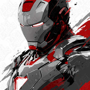 Marvel Comic Prints: Marvel Ironman HueForge