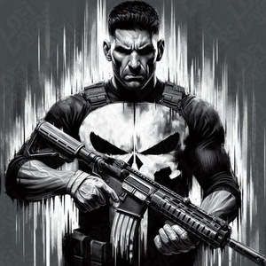 Marvel The Punisher HueForge