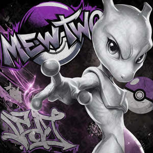 Pokemon Prints: Pokémon MewTwo ShadowForge
