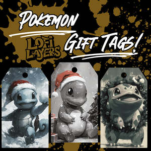 Pokemon Prints: Pokémon Gift Tag Set HueForge