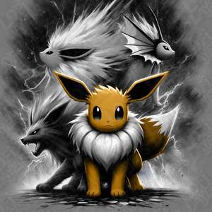 Pokemon Prints: Pokémon Eevee HueForge