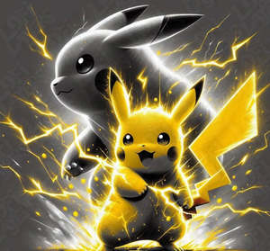 Pokemon Prints: Pokémon Pikachu HueForge