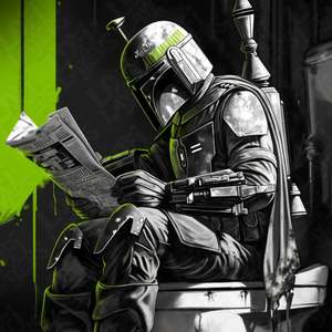 Star Wars Boba Fett Pooper HueForge