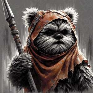 Star Wars Wicket the Ewok HueForge