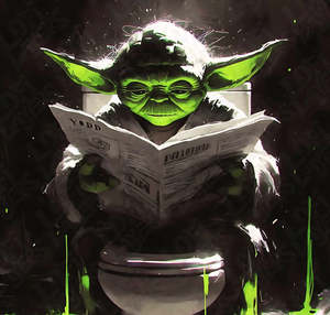 Star Wars Prints: Star Wars Yoda Pooper HueForge