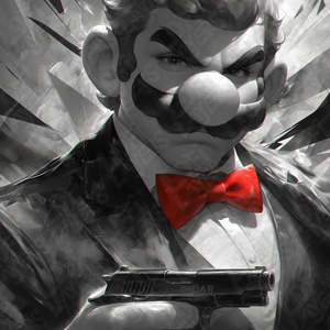 Super Mario Prints: 007 Mario Hueforge