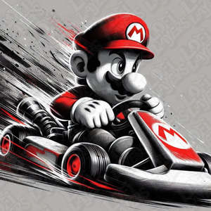 Super Mario Mario Kart Hueforge