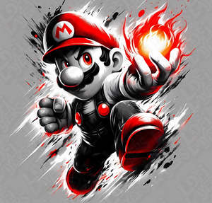 Super Mario Prints: Super Mario Mario HueForge