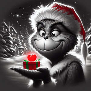 Special Events: The Grinch with His Growing Heart HueForge