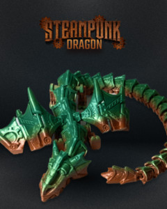 Steampunk: Steampunk Dragon Articulated Dragon