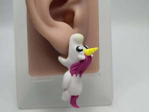 Animal Unicorn Chomper Earring