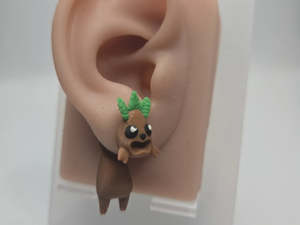 Harry Potter Mandrake Earring with Hanging Body