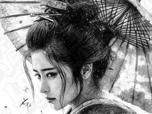 Japanese Woman HueForge