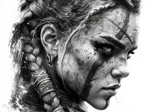 Viking Woman HueForge
