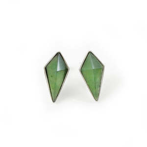 Pounamu Pinnacle Stud Earrings