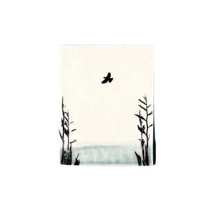 Frankie Harker: Wall Tile | Tui Between Flax | Medium