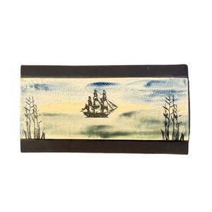 Black Clay Wall Tile | HMS Endeavour | Large