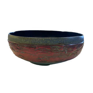 Brendan Adams: Shallow Bowl Blue | Red | Blue