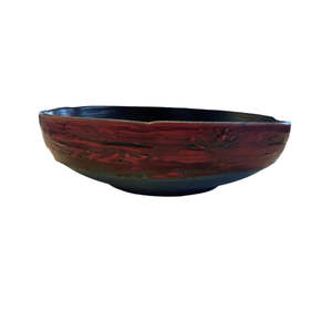 Brendan Adams: Shallow Bowl Red | Blue
