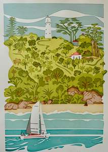 Prints And Photographic Prints: Tacking off Tiritiri Matangi