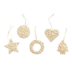 Ceramic Floral Hanging Decorations