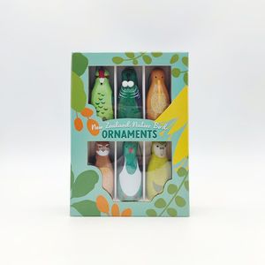 Bird Shaped Christmas Decorations Boxed Set