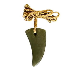Pounamu Whale Tooth