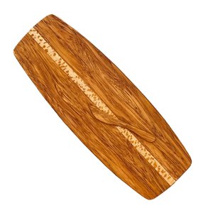Wood Handcrafted: Surfer Board & Cheese Knife | Rimu With Rewarewa Strip