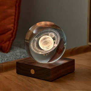 Resin Art: Saturn Crystal Light