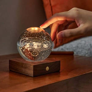 Resin Art: Solar System Crystal Light