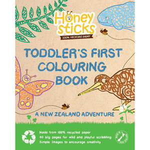Arts Crafts: A NZ Adventure Colouring Book