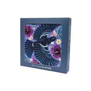 Cloths Mats: Coasters | Tuneful Tui | Box Set Of 4