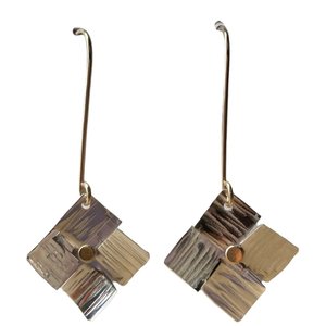 Ali Shannon: Square Flower Earrings