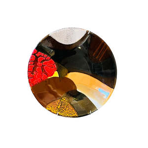 Wall Hung Bowl | Red Textured