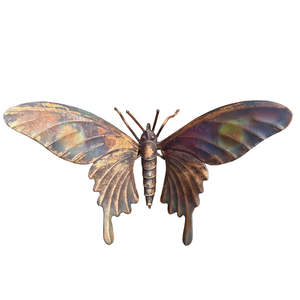 Copper Coin Butterfly | Rainbow Patina