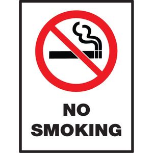 Products: NO SMOKING - Portrait
