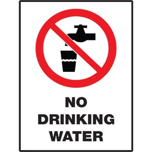 Products: NO DRINKING WATER - Portrait