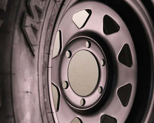 Rims: TMX Steel Wheel MATTE BLACK