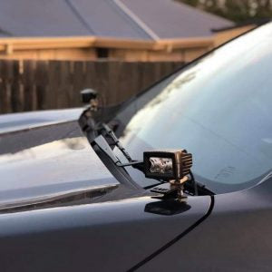Auto Parts: GMF4x4 Nissan Navara NP300 2015+ bonnet LED Pair of brackets