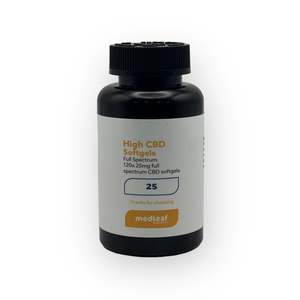Cbd Oil: Medleaf CBD 25mg Softgels 120 capsules