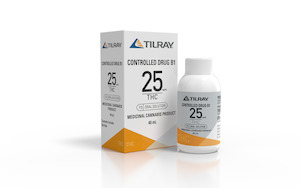 Thc Oils: Tilray THC25 Oil 40ml